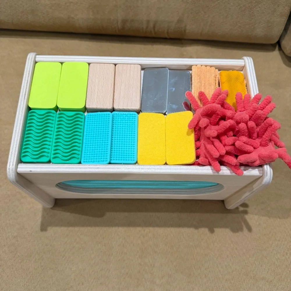 Lovevery Montessori Colorful Sensory Box from the Playkits